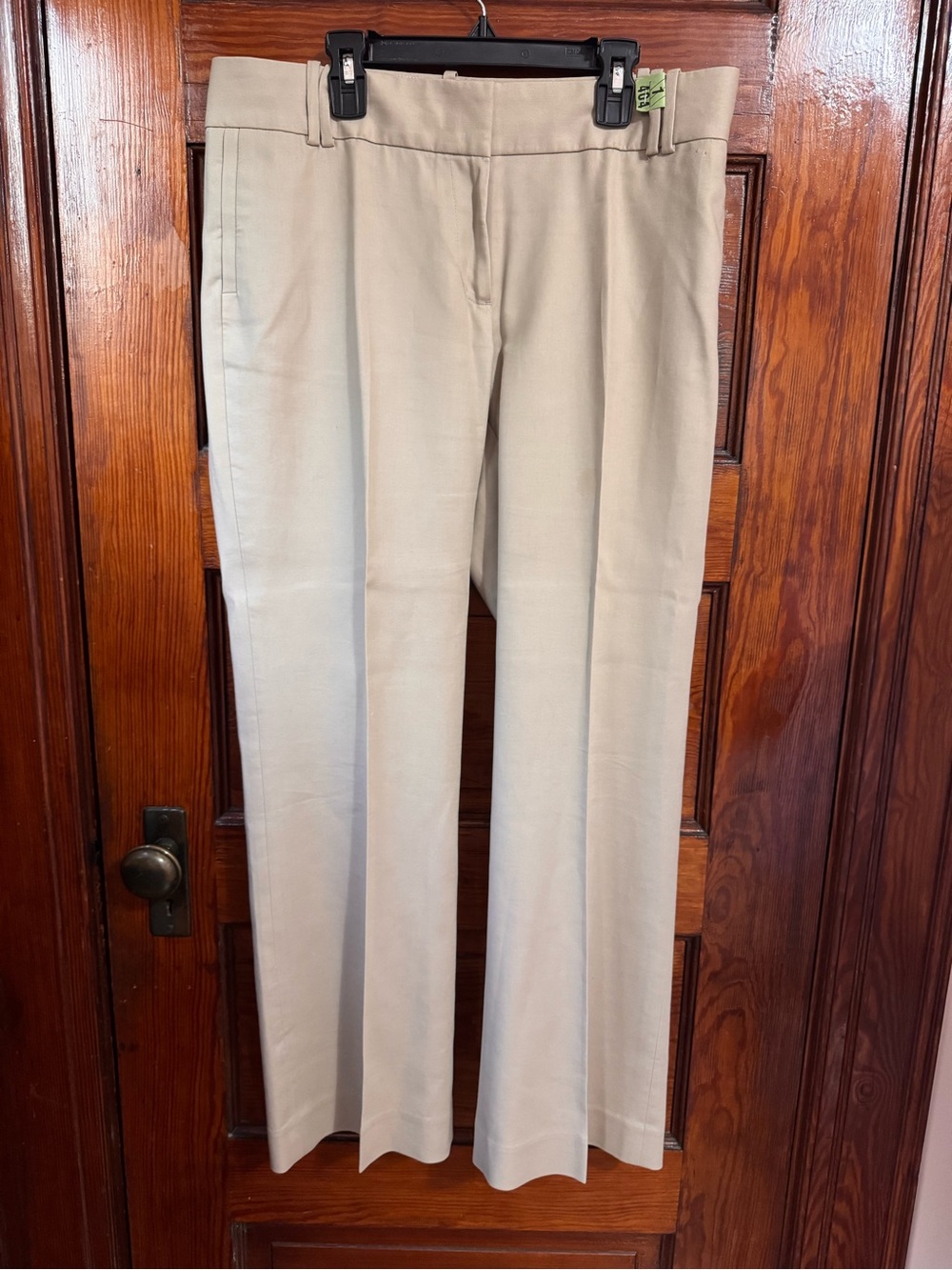 J.Crew City Fit Trousers - Size 8 - Classic Beige Dress Pants Trousers Office
